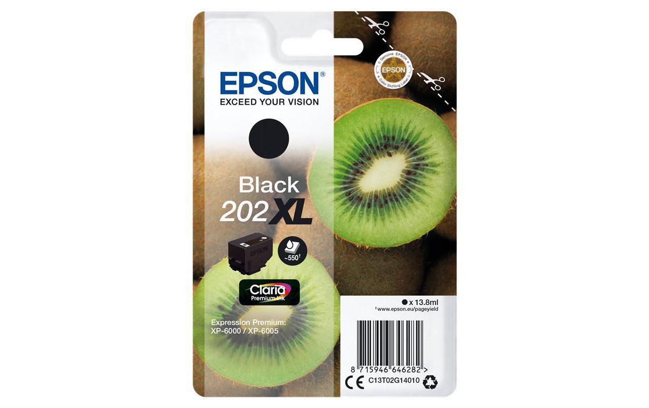 Epson, Tinte 202 XL / C13T02G14010 Black