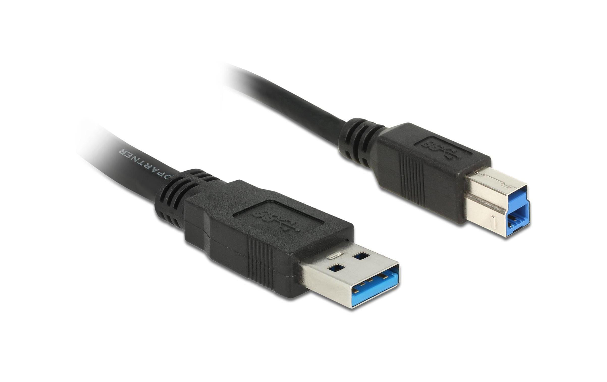 Delock, USB 3.0-Kabel USB A - USB B 1.5 m