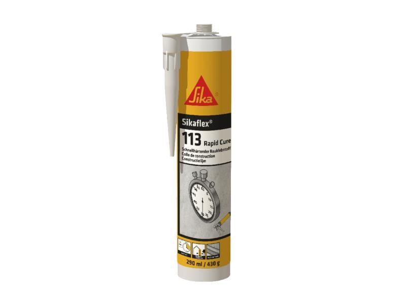 Sika | Sikaflex-113 Rapid Cure grau | Montageklebstoff, 290 ml