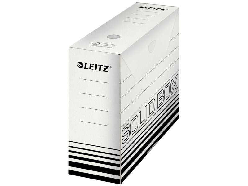Leitz | Solid Archivbox 100mm | weiss, 10 Stk.