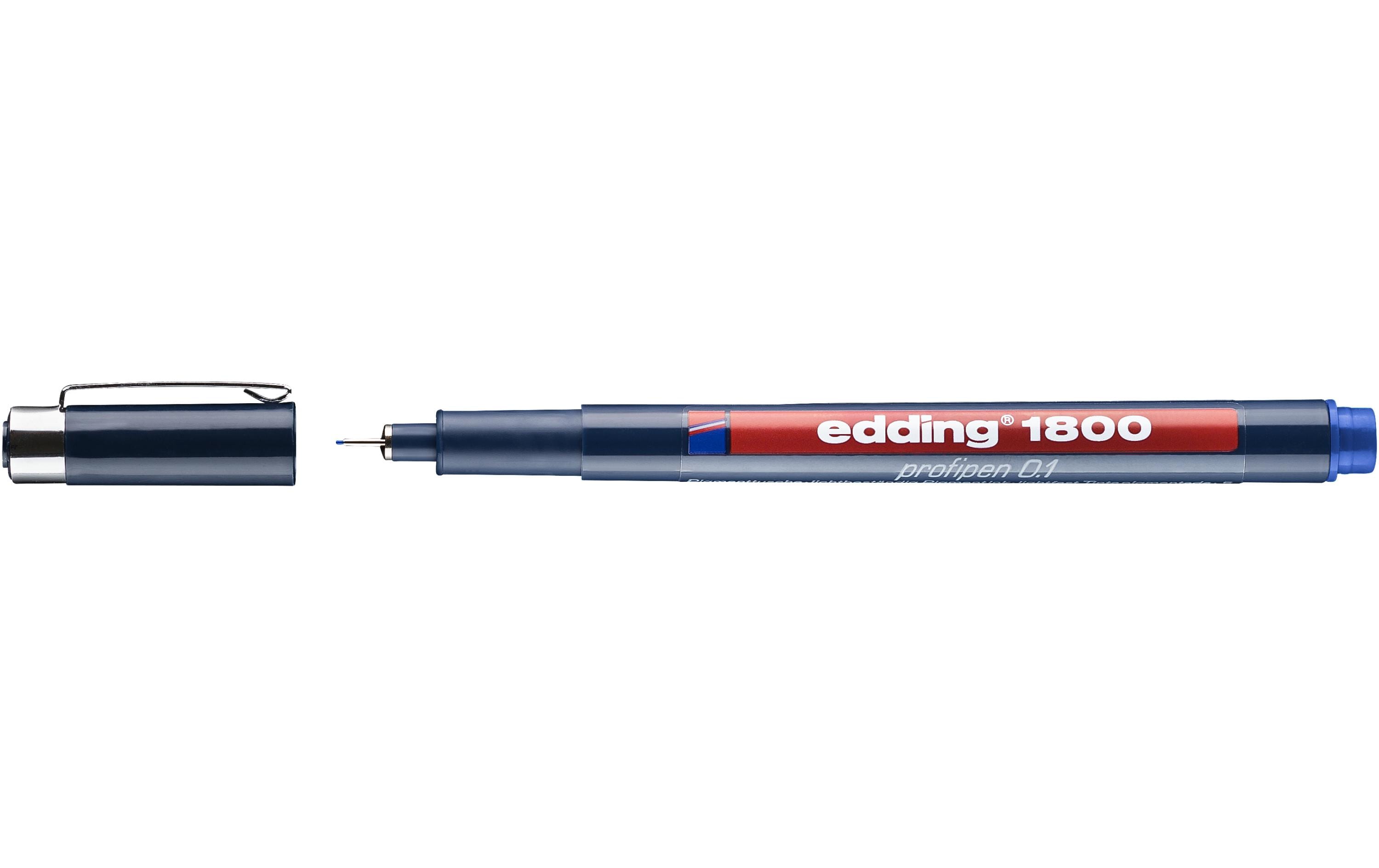 edding, Profipen 1800 0.1, 0.25 mm, Blau