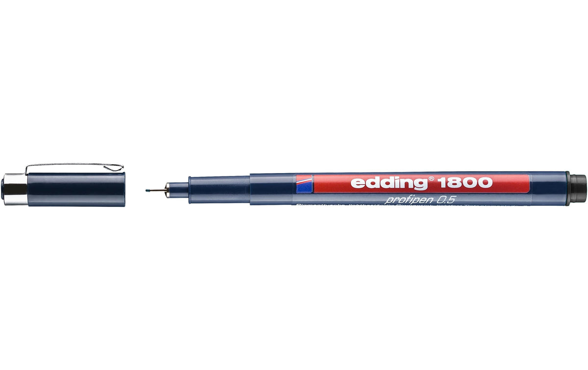 edding, Profipen 1800 0.5 mm, Schwarz