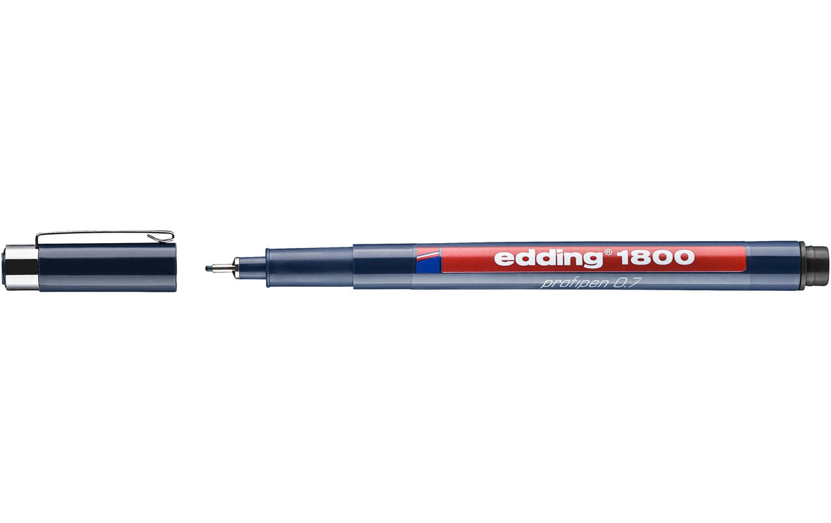 edding, Profipen 1800 0.7 mm, Schwarz