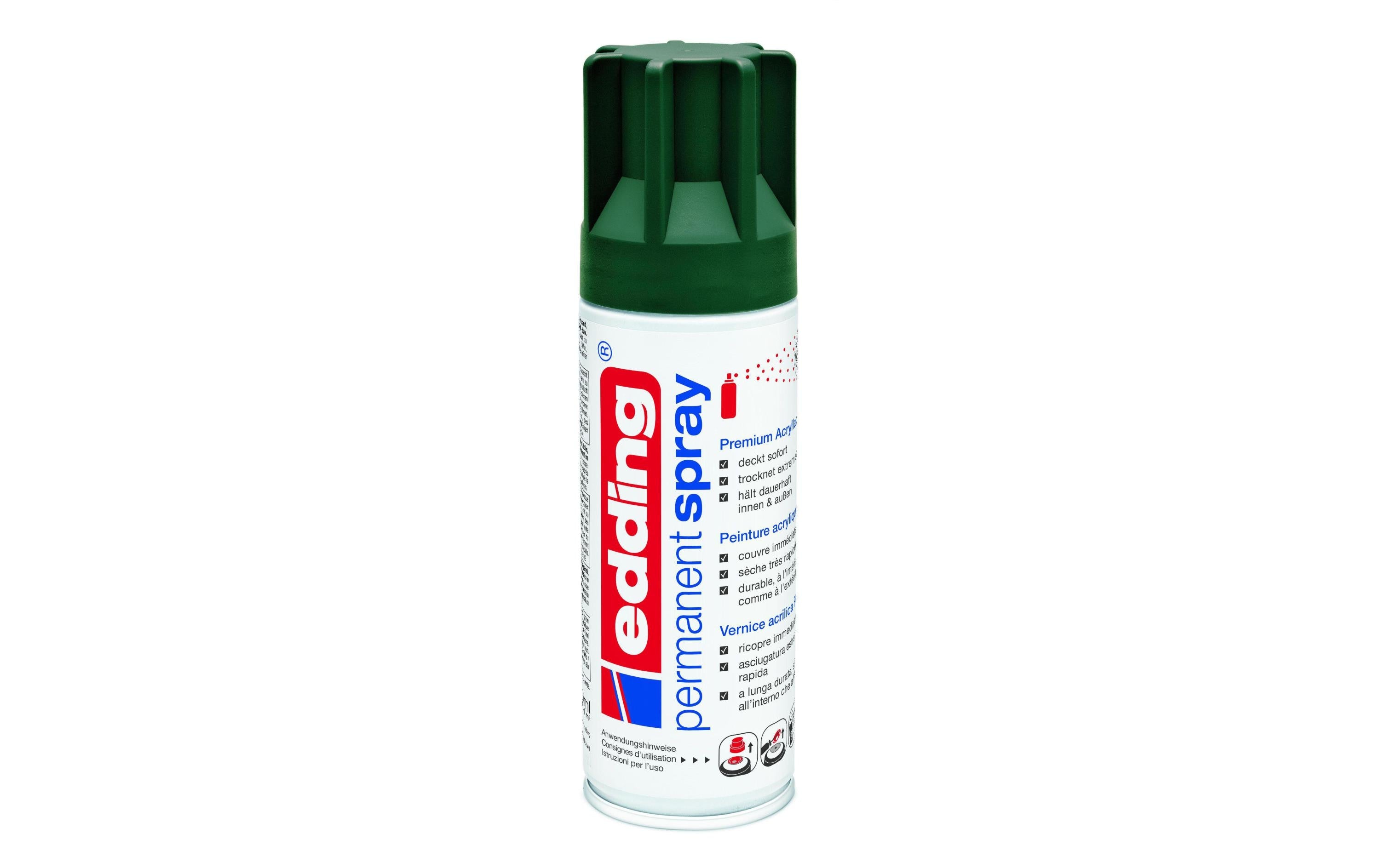 edding, Acrylspray 5200 200 ml, Dunkelgrün