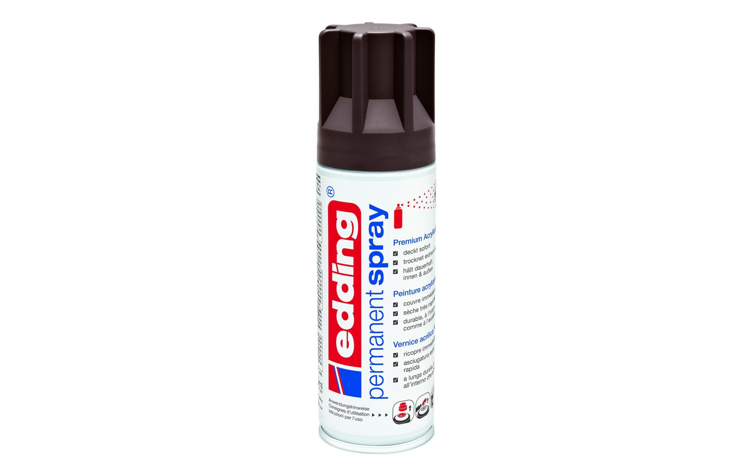 edding, Acrylspray 5200 200 ml, Braun matt
