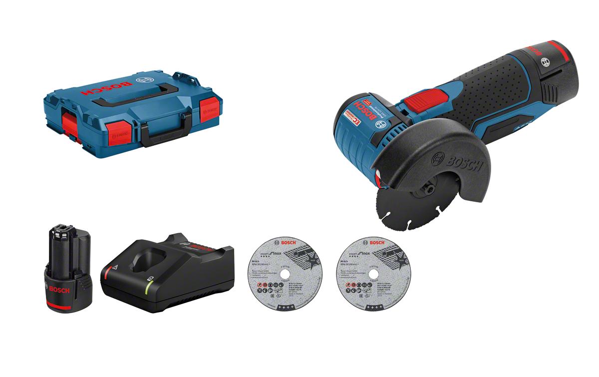BOSCH Professional GWS 12V-76 V-EC Kit