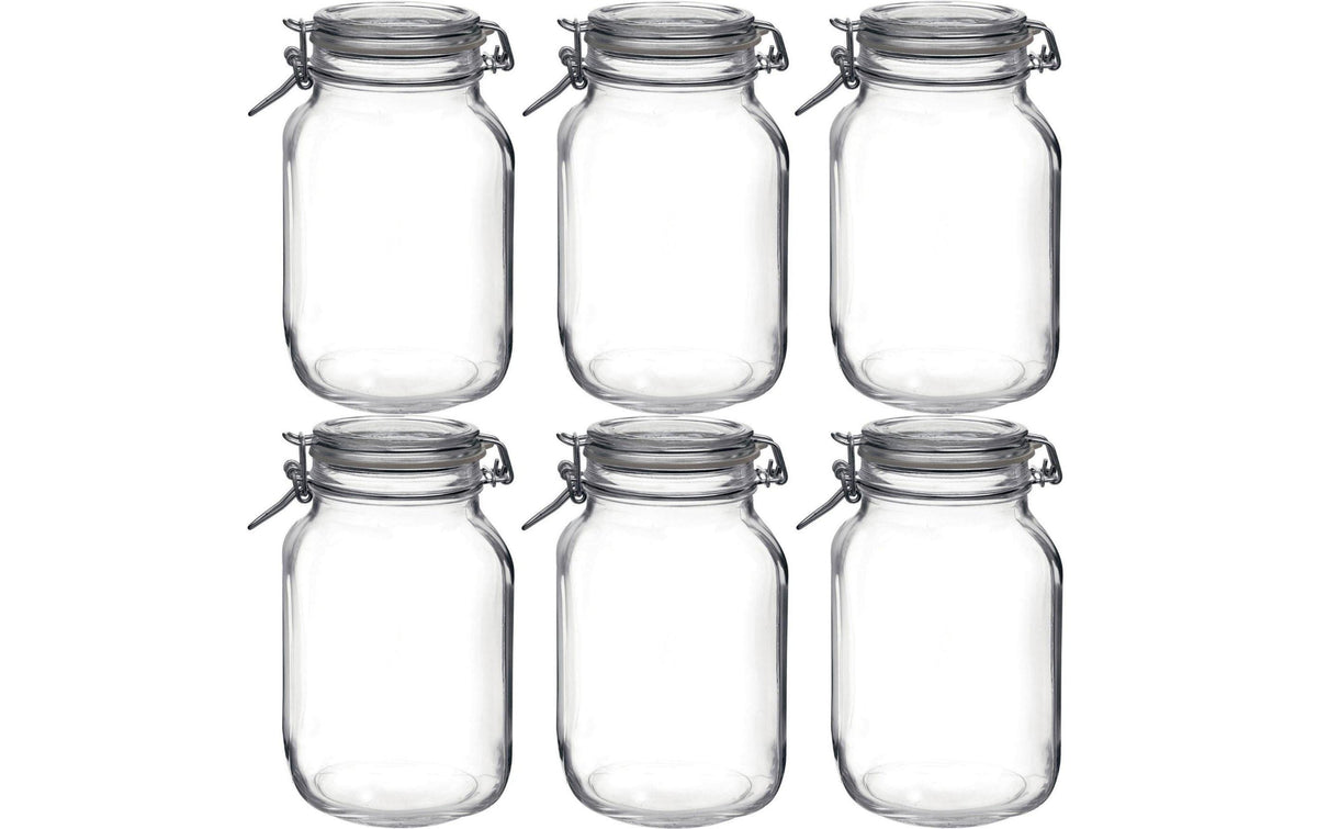 Bormioli Rocco, Einmachglas Fido 3000 ml, 6
