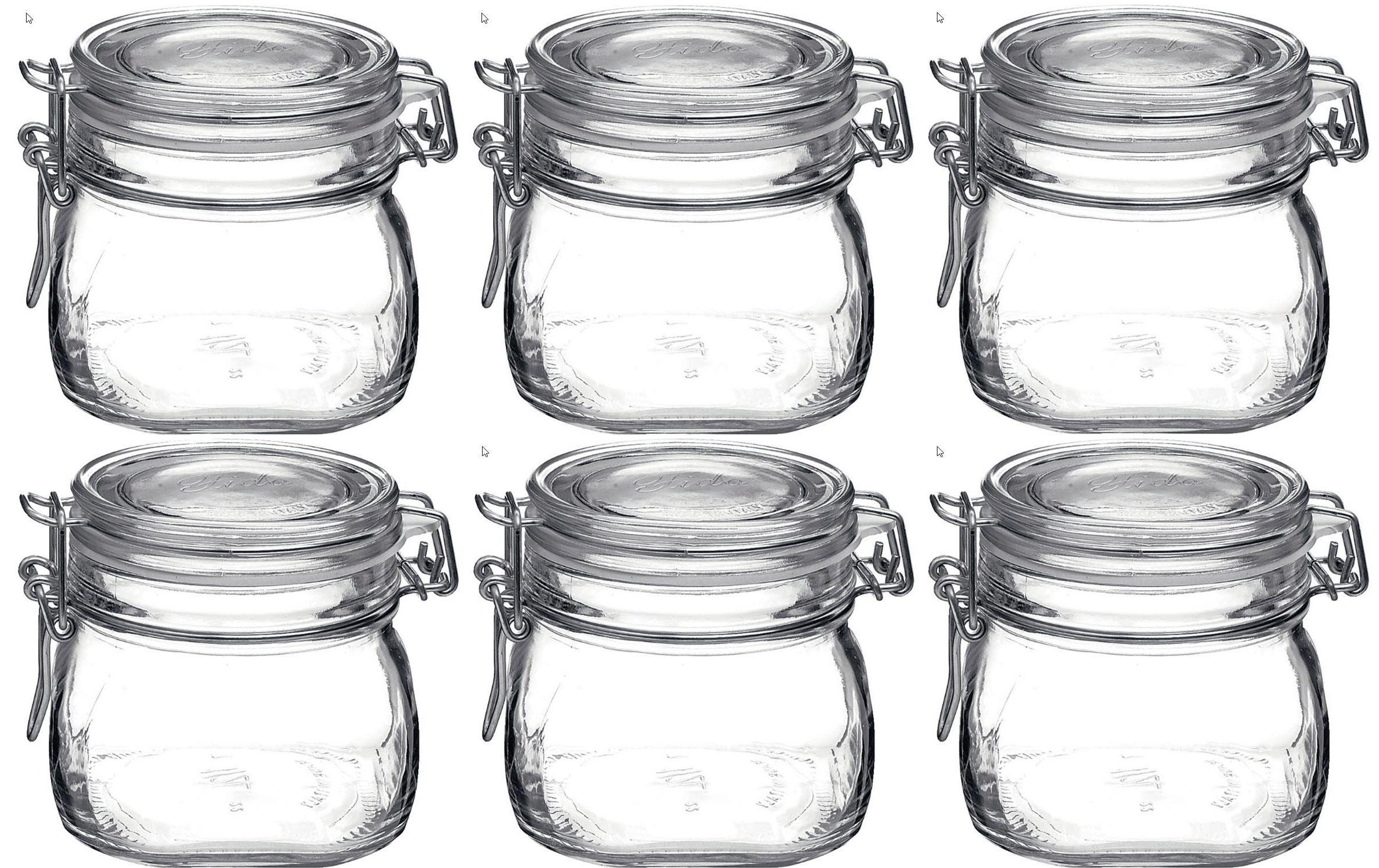 Bormioli Rocco, Einmachglas Fido 500 ml, 6