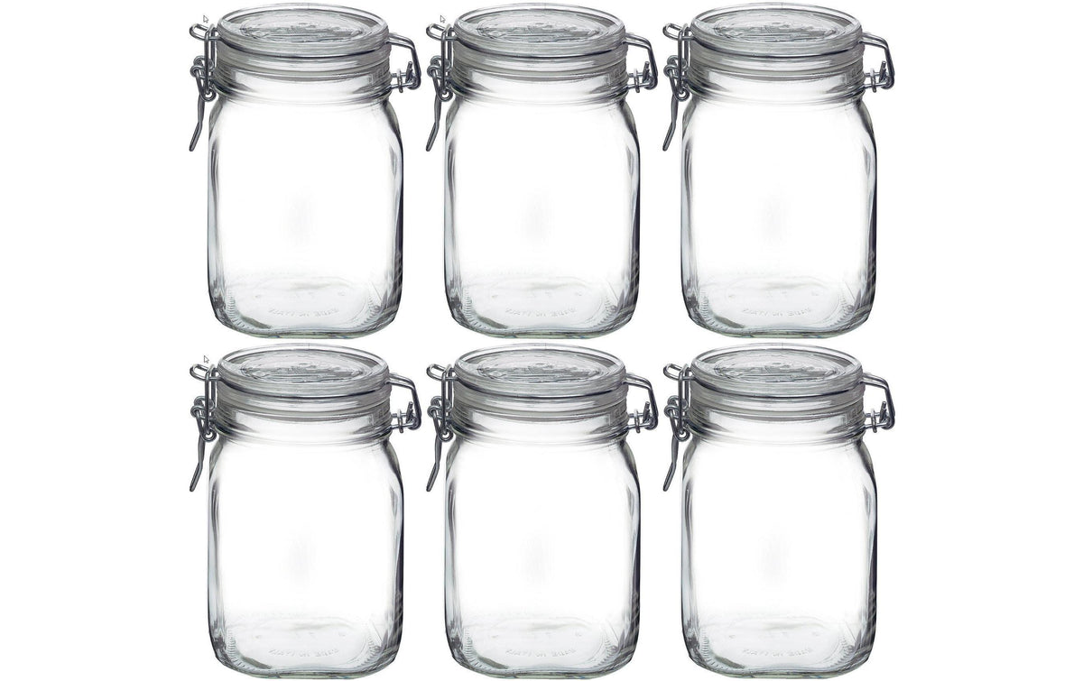 Bormioli Rocco, Einmachglas Fido 1000 ml, 6