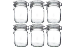 Bormioli Rocco, Einmachglas Fido 1000 ml, 6