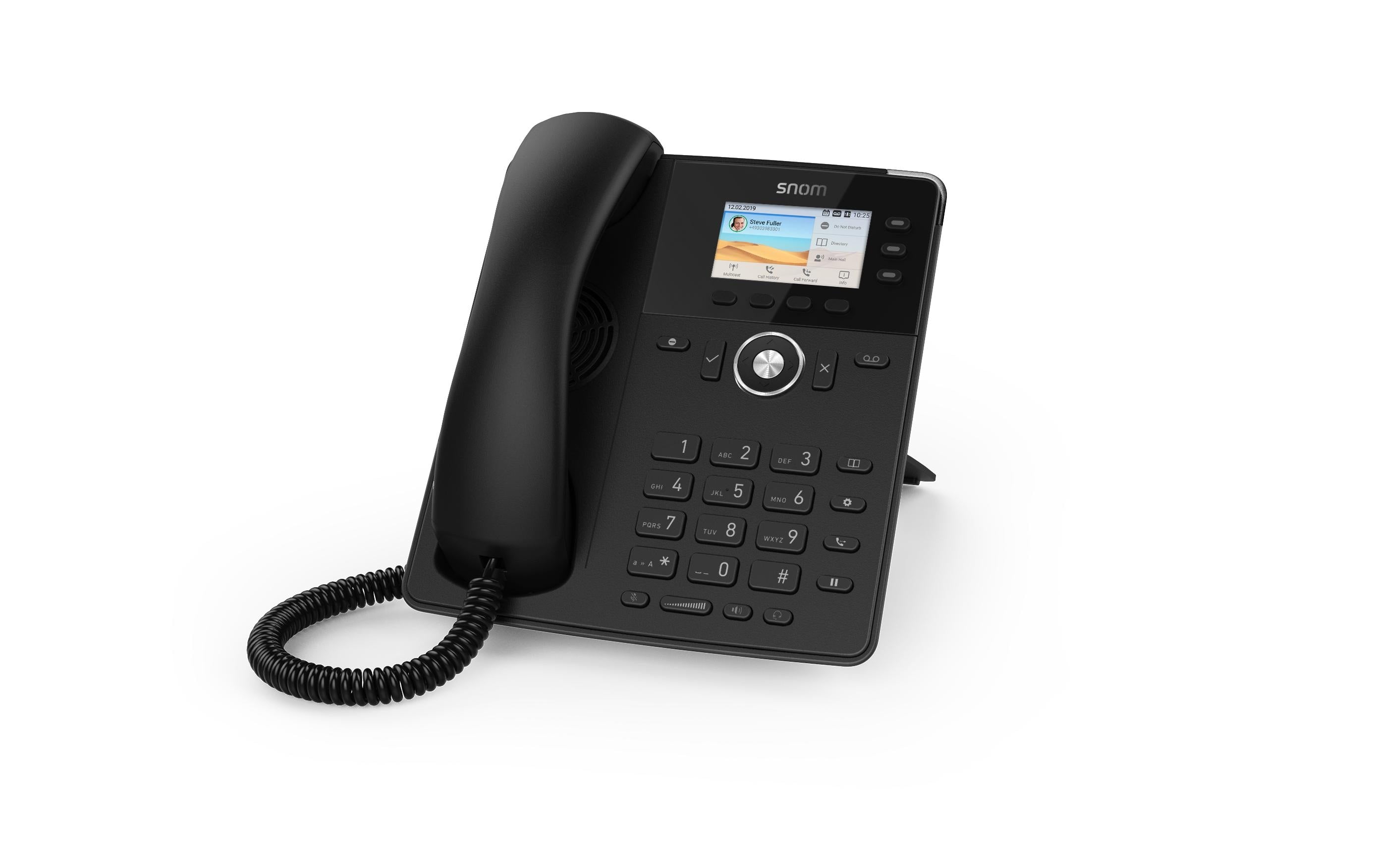 snom, Tischtelefon D717 Schwarz