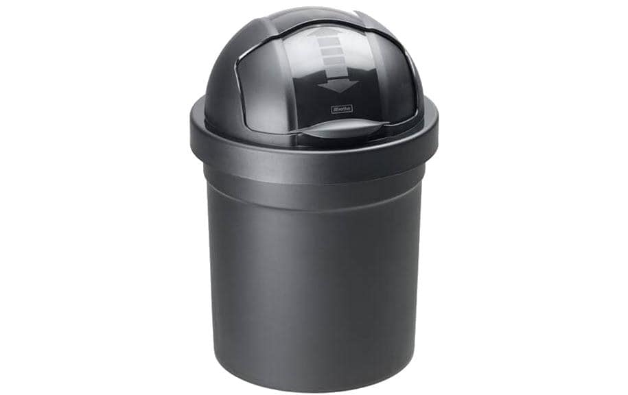 Rotho Abfalleimer Roll Bob 10 Liter schwarz