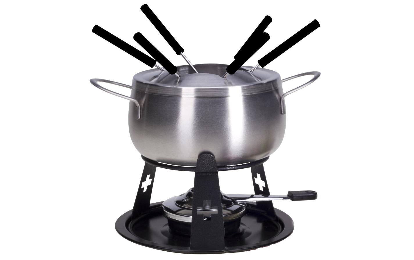 Nouvel Fleischfondue-Set mit CH Kreuz