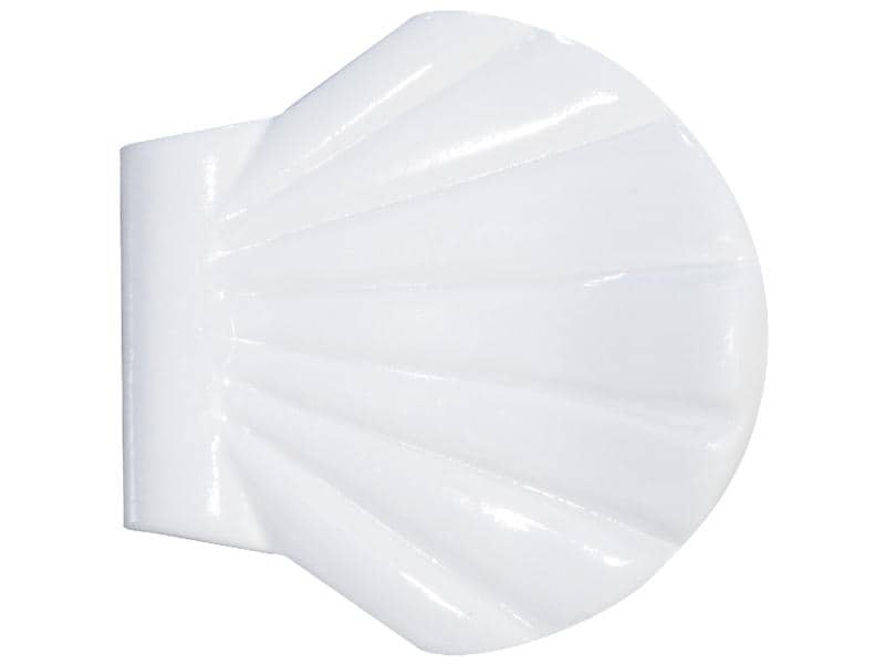 spirella | Wandfixierung für Duschvorhang | 2er Set, weiss, Kunststoff, 5.6 x 5.6 cm