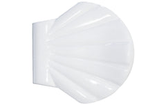 spirella | Wandfixierung für Duschvorhang | 2er Set, weiss, Kunststoff, 5.6 x 5.6 cm