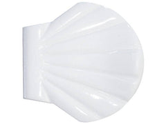 spirella | Wandfixierung für Duschvorhang | 2er Set, weiss, Kunststoff, 5.6 x 5.6 cm