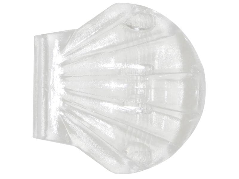 spirella | Wandfixierung für Duschvorhang | 2er Set, transparent, Kunststoff,5.6x5.6 cm