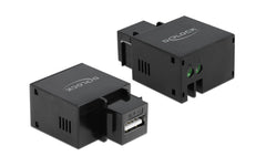 Delock Keystone Jack: USB Typ-A, schwarz