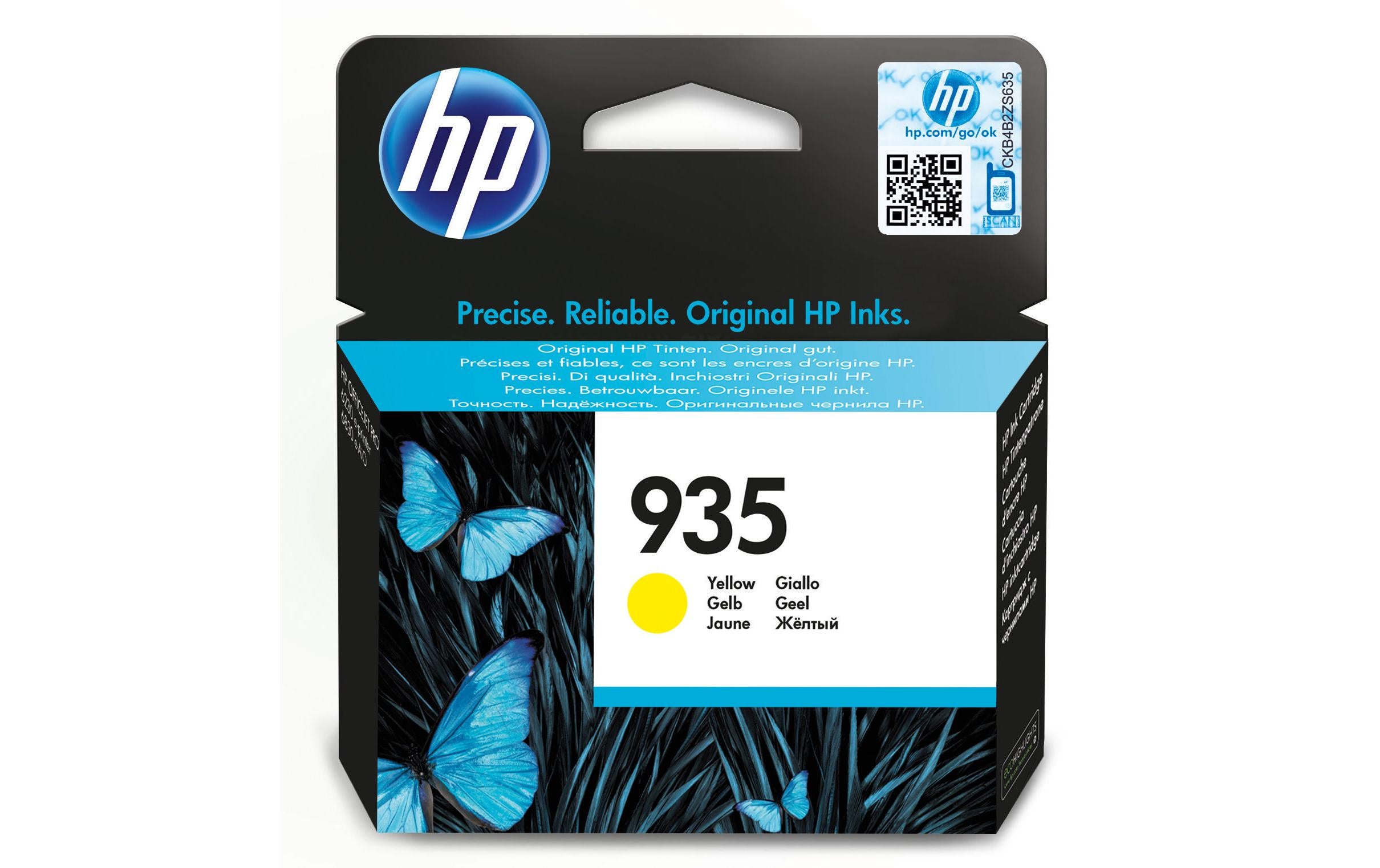 HP, Tinte Nr. 935 (C2P22AE) Yellow