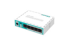 MikroTik | RB750R2 hEX Lite: 5 Port Router | 5x 100Mbps, OSv4, inkl. MPLS, 850Mhz, 64MB