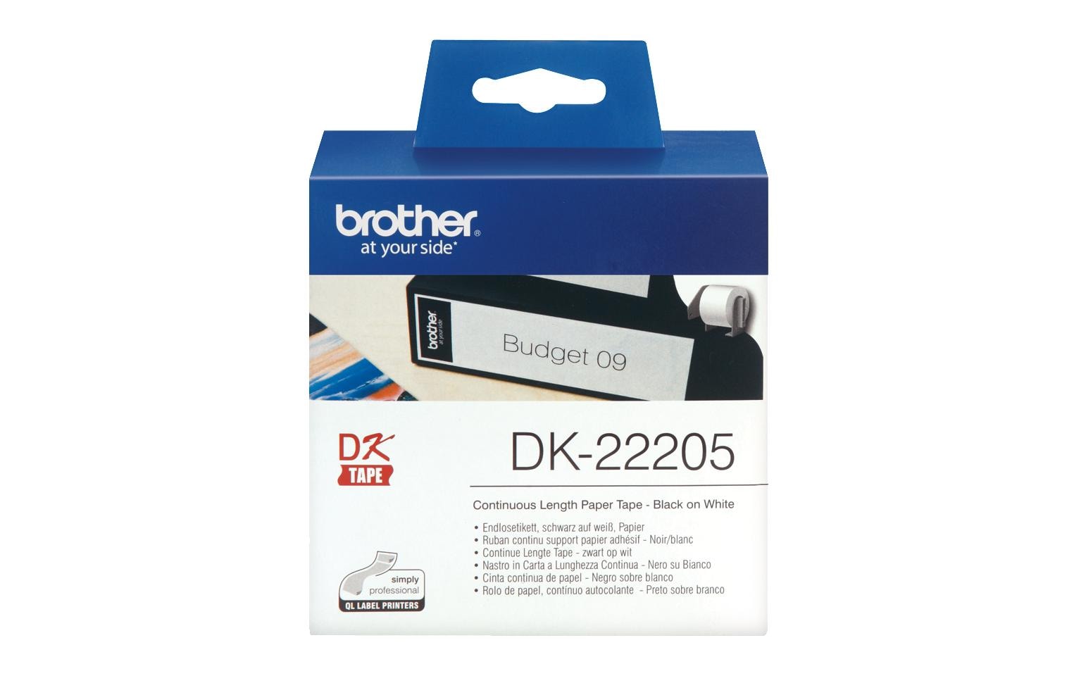 Brother P-touch DK-22205 Endlos-Etiketten