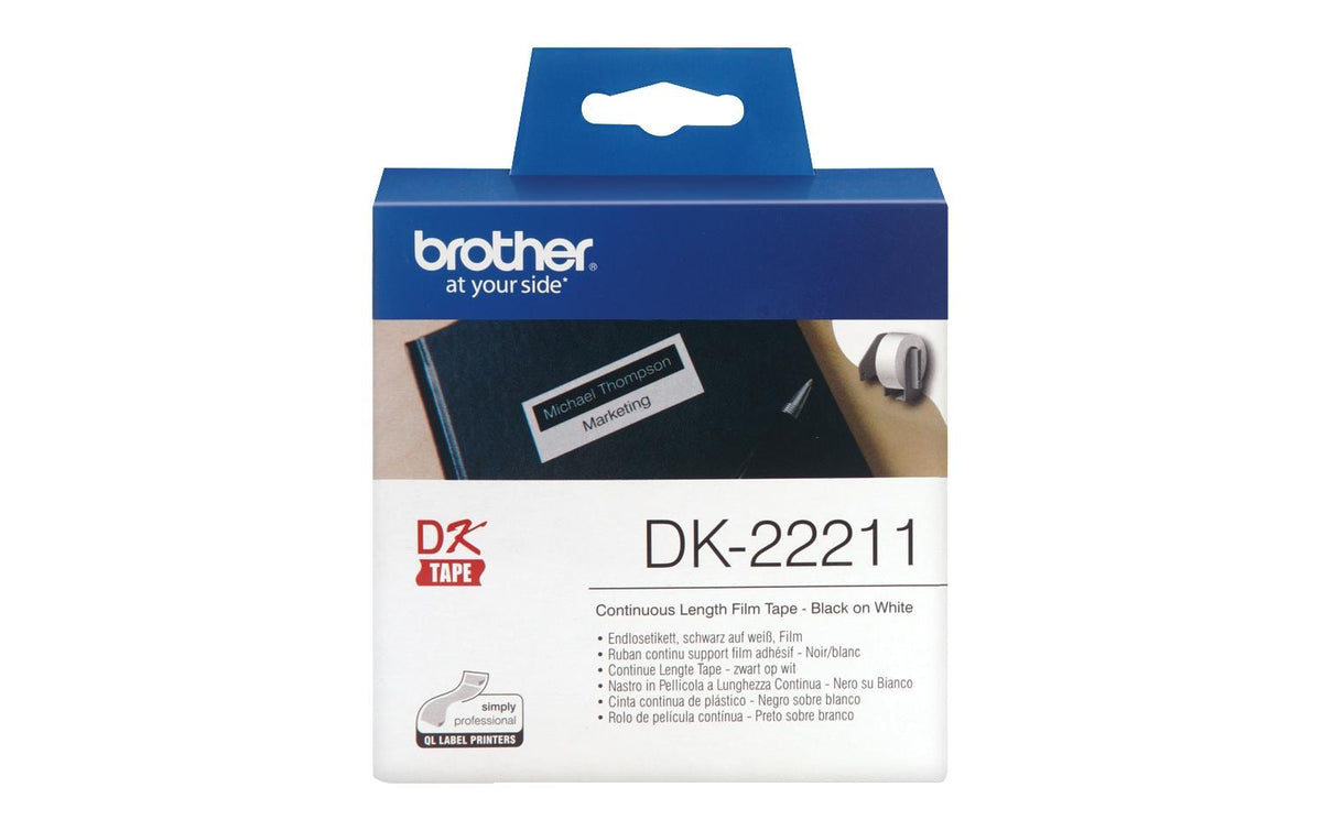 Brother P-touch DK-22211 Endlos-Etiketten