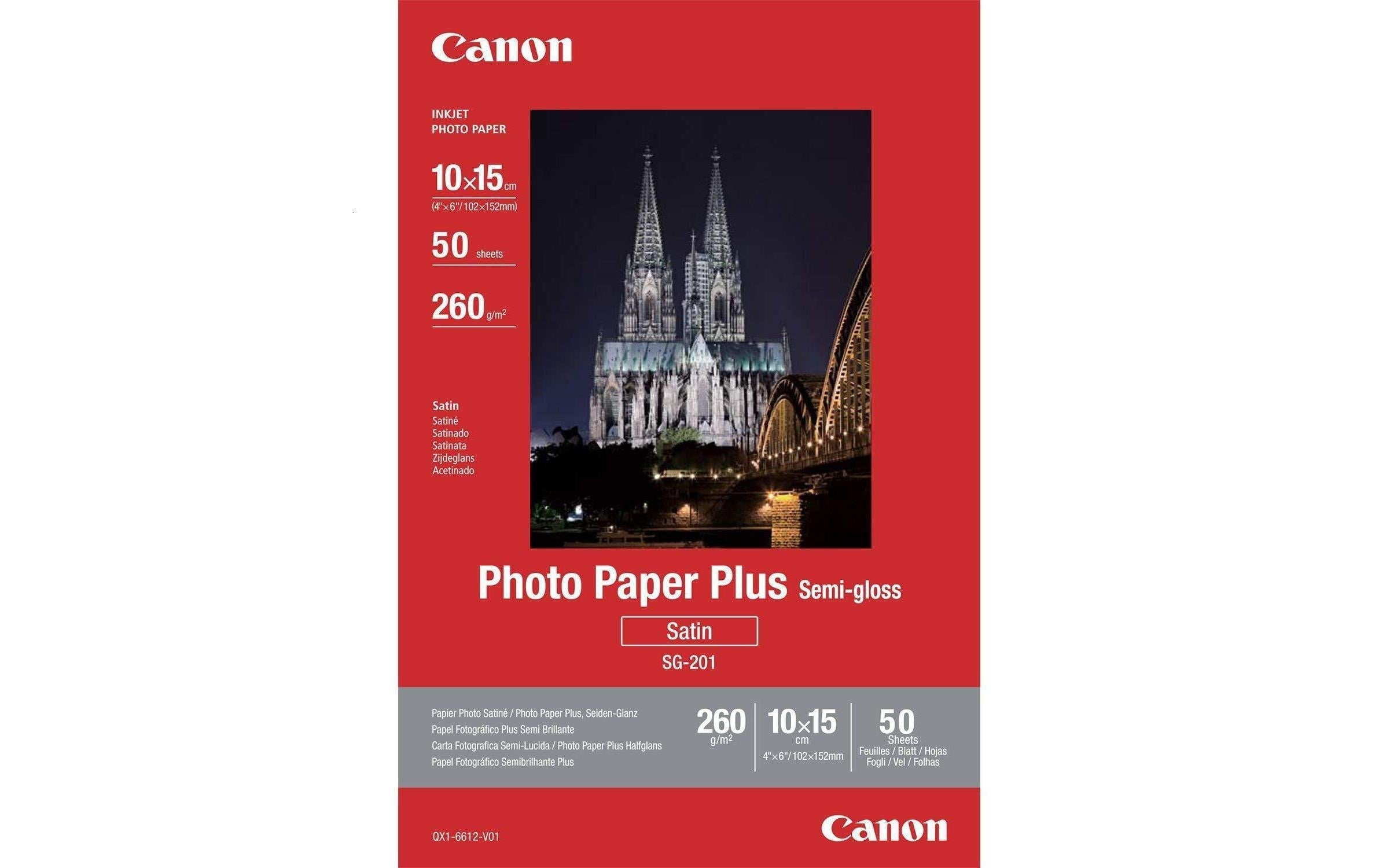 CANON Photo Paper Plus Semi-gloss 10x15cm