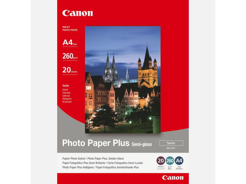 Canon | Photo Paper Plus Semi-gloss A4 | InkJet, 260g, 20 Blatt