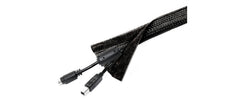 M Universal Cable Sock Velcro Black 2m