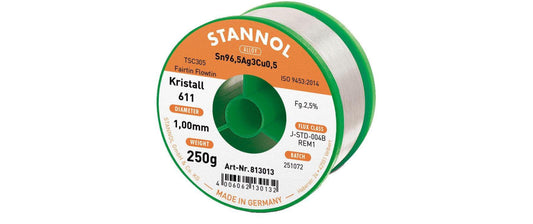 Stannol Lötdraht 611 2,5% Ø 1,0