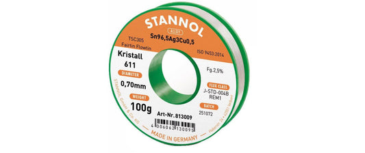 Stannol Lötdraht 611 2,5% Ø 0,7
