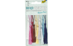 Folia Deko-Quasten Metal chic