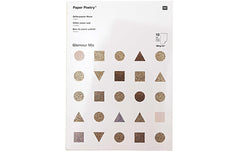Rico Design Glitterpapier Glamour Mix