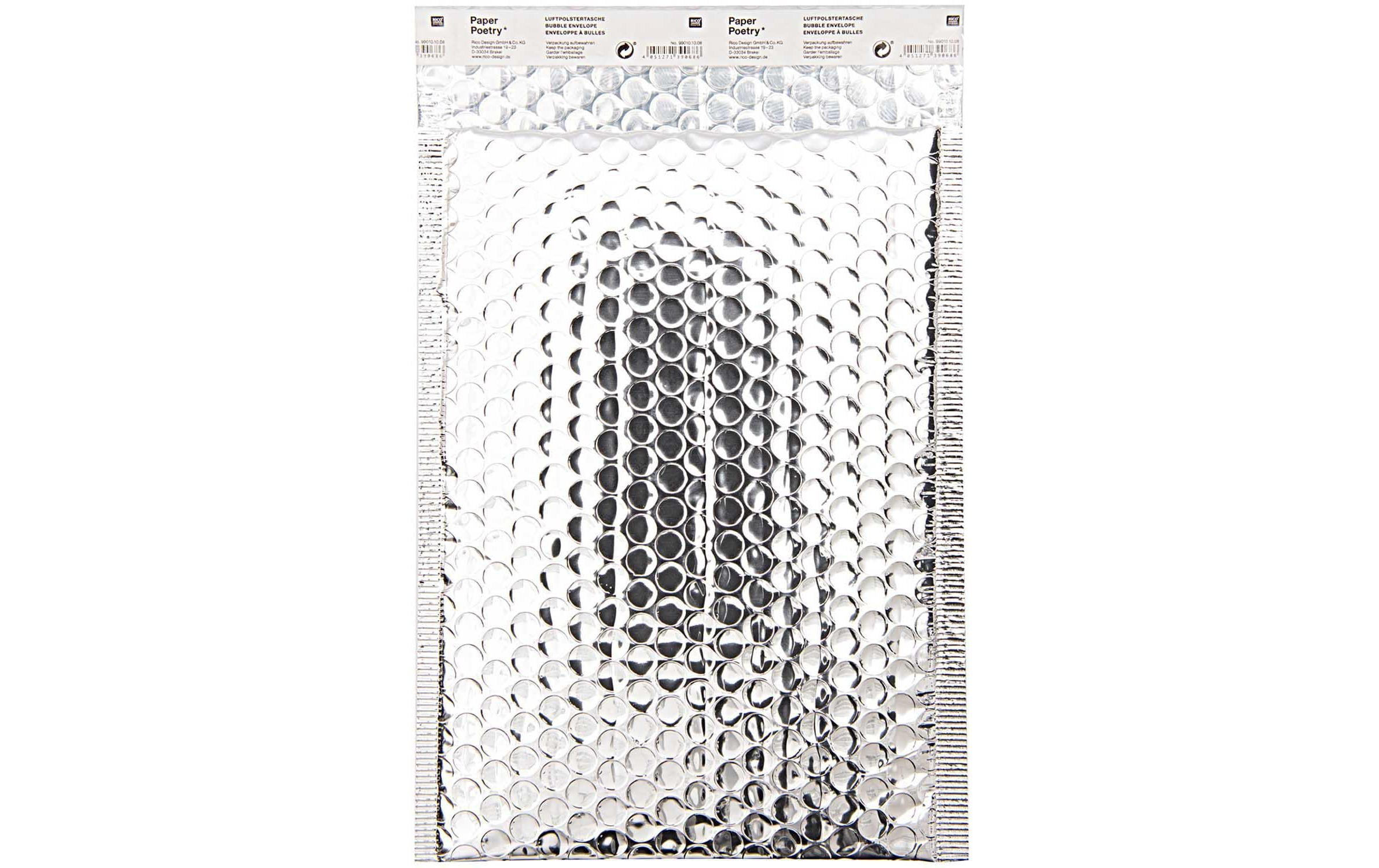 Rico Design Luftpolstertasche Silber B5
