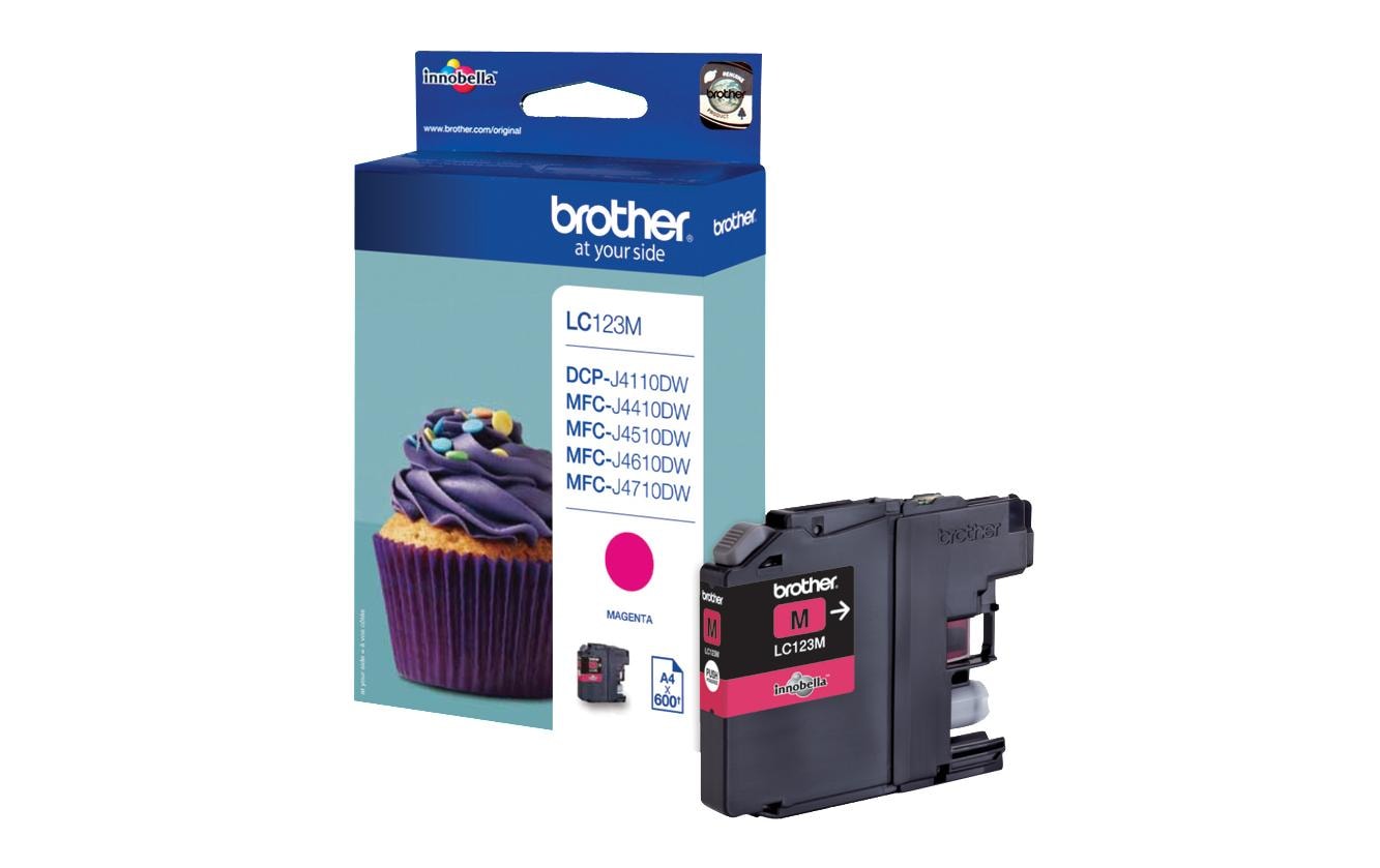 Tinte Brother LC-123M, magenta