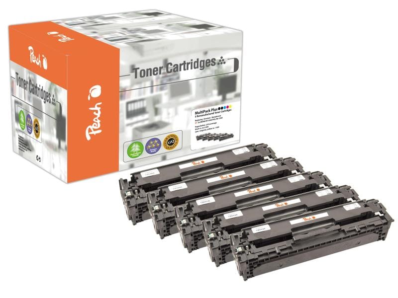 Peach | Toner CB54A- Serie Combi Pack+ | je 2x bk je 1x c, m, y