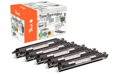 Peach | Toner HP CE31A-Serie Multipack Plus | 2x bk 1200S je 1x c,m,y 1000S