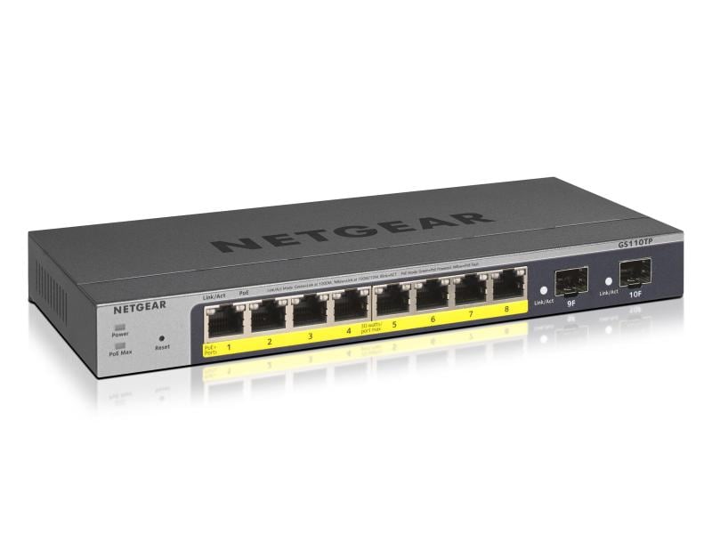 Netgear | GS110TP: 10 Port Smart Switch | 10 Port Smart Switch