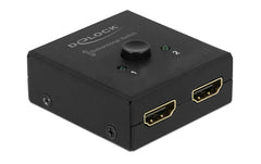 Delock 2 Port HDMI Switch&Verteiler Compact