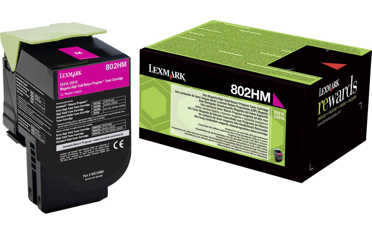 Lexmark, Toner 80C2HM0 Magenta