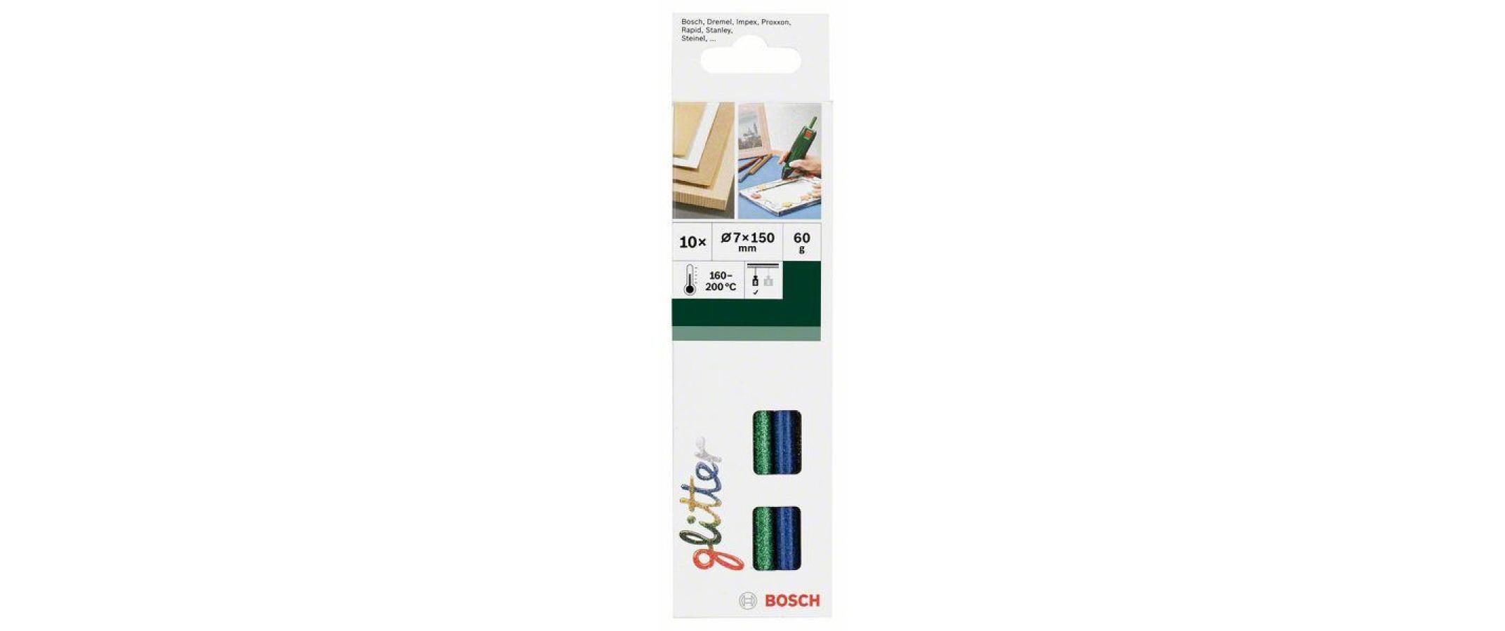 BOSCH Schmelzkleber Glitzer zu GluePen