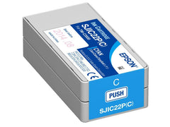 Epson | Tintenpatrone SJIC22P cyan | Für TM-C3500, 32,5 ml Inhalt, C33S020602
