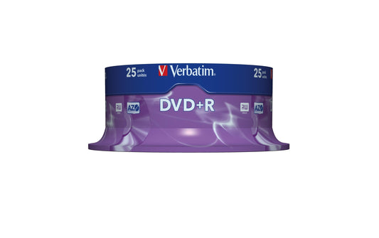 Verbatim DVD+R Medien 4.7GB,16x,25er Spind