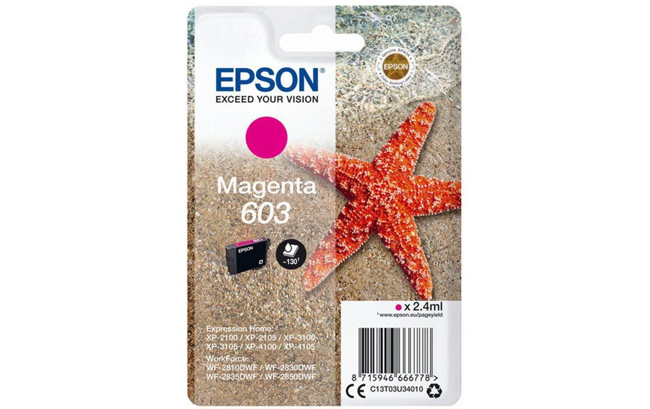 Tinte Epson C13T03U34010 Magenta,130 Seiten