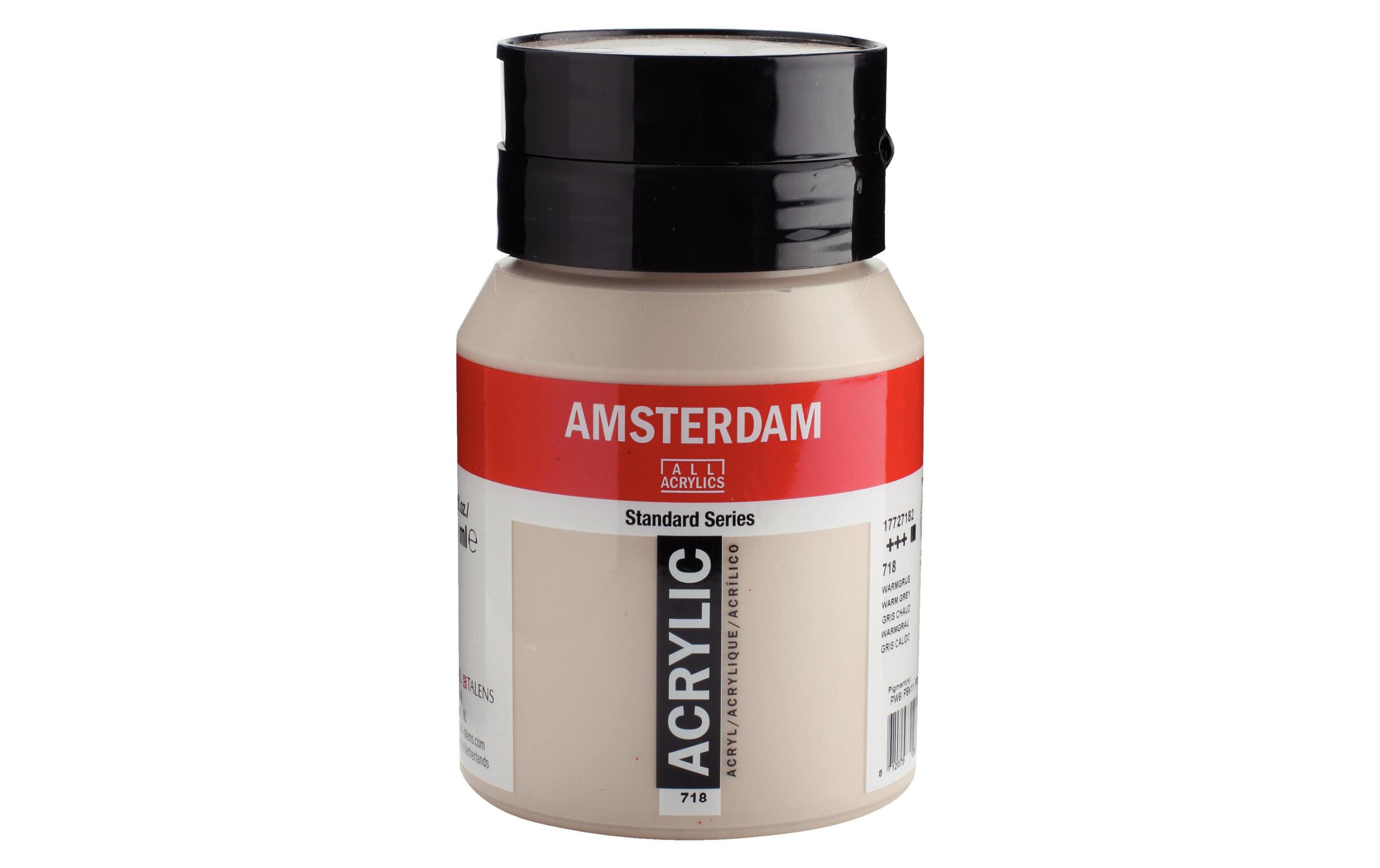 Amsterdam, Acrylfarbe Standard 718 Warmgrau