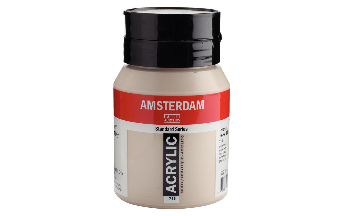 Amsterdam, Acrylfarbe Standard 718 Warmgrau