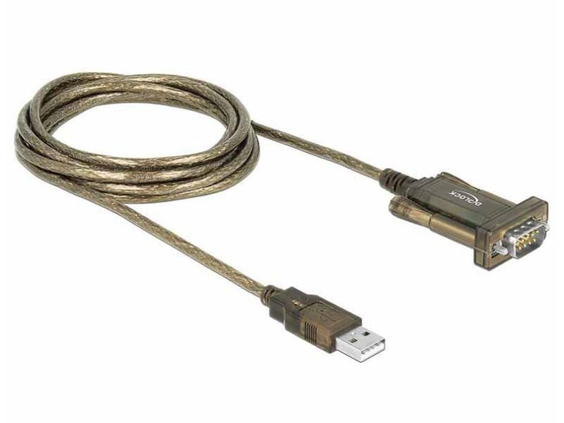 Delock | Schnittstellenkabel Adapter USB auf RS232 | Chipsatz: Prolific 2503