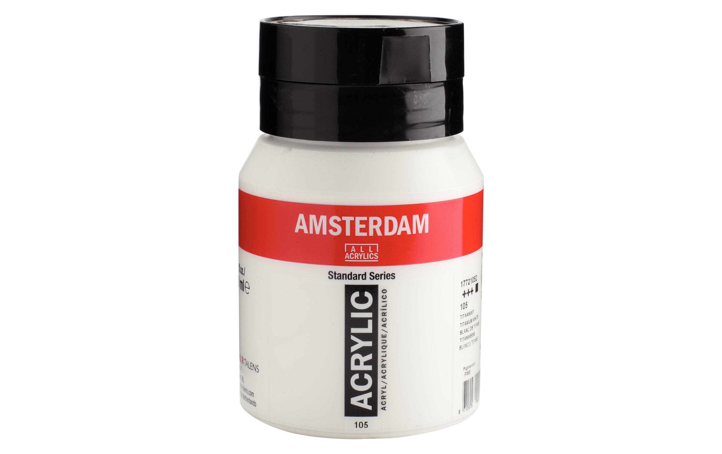 Amsterdam, Acrylfarbe Standard 105 Titanwei