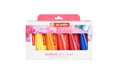 Talens, Acrylfarbe 12er Set, Mehrfarbig