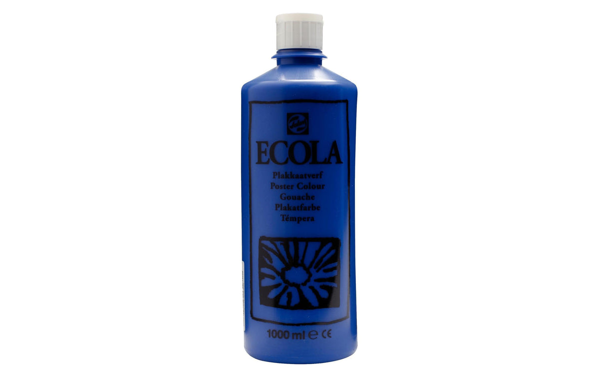 Talens, Plakatfarbe Ecola 1 l, Dunkelblau